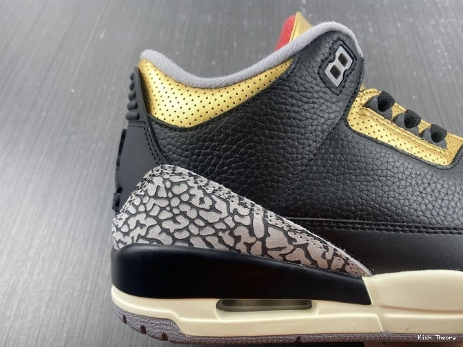 Kicked Out Shoe Store CK9246-067 Gold Jordan WMNS 3 Black Air 0813